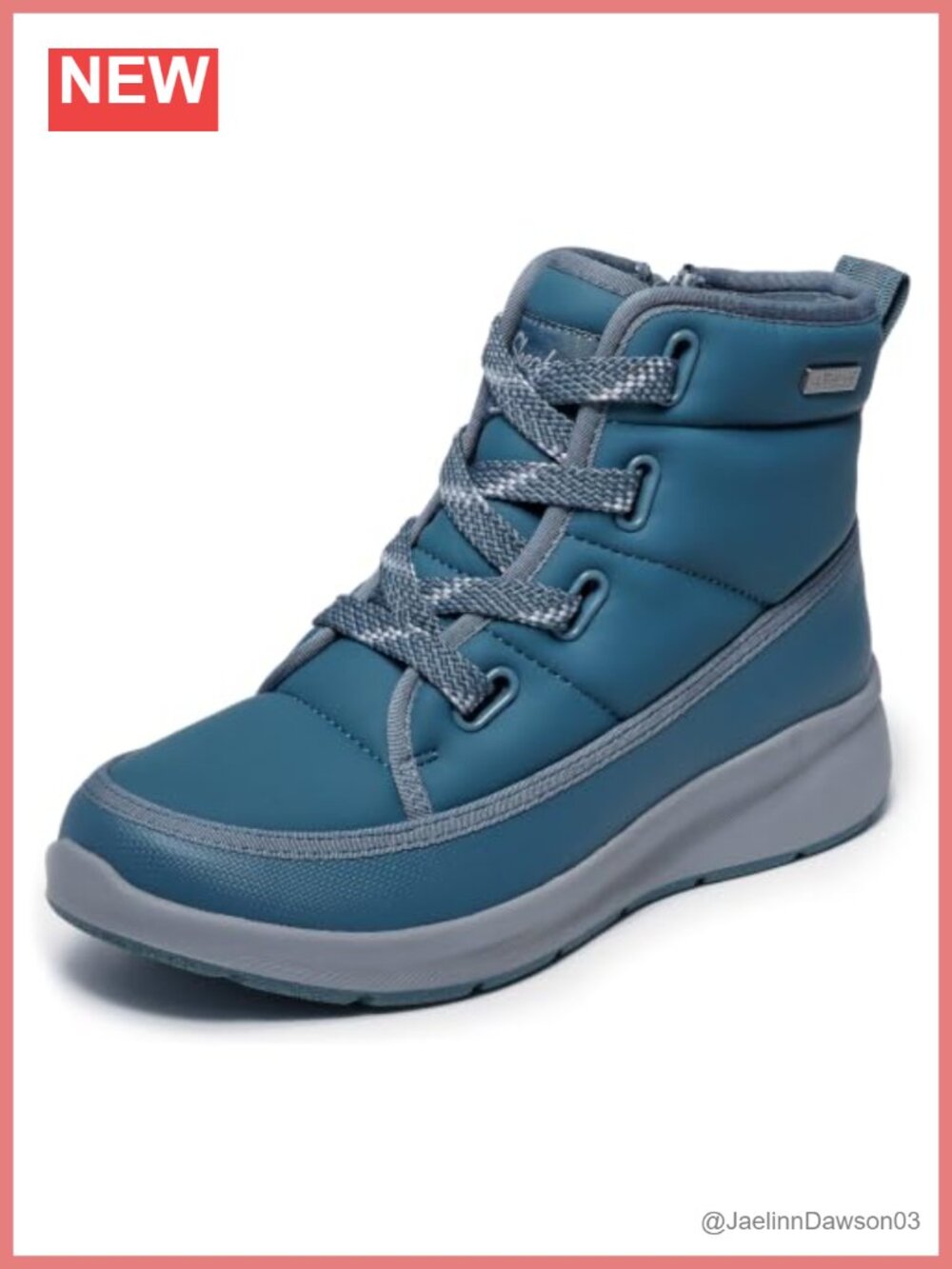 Skechers Tahoe Waterproof Ankle Bootie Memory Foam Relaxed Fit
